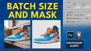 Photoshop Script Batch Size And Mask