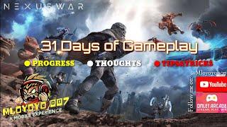 Nexus War Origin My thoughts after 31 days of Gameplay  Tips and tricks of growing  Walkthrough.