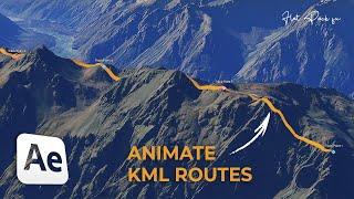 Create DYNAMIC 3D Routes  Google Earth Studio + After Effects 2023