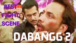 SALMAN KHAN BEST FIGHT SCENE  CHULBUL PANDEY  D@B@NGG 2 MOVIE SCENE  ACTION SCENE BEST 