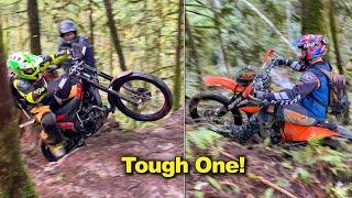 This Trail Was TOUGH Hard Enduro Part 1