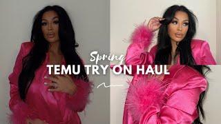 8 Months Pregnant ll TEMU TRY ON HAUL  What I Got From Temu Within $150