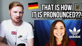 15 German Brands YOU Pronounce WRONG BRITISH REACTION