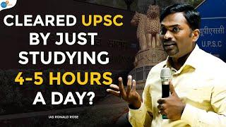 From Sleeping On Railway Platforms To IAS My Unexpected Journey  IAS Ronald Rose  Josh Talks