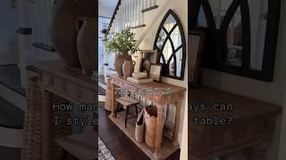 Entryway Table Decor #seasonaldecor #homedecor #entryway