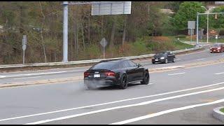 LOUD Audi RS7 Hard Acceleration