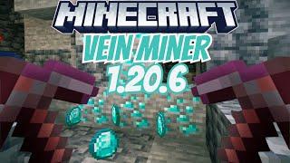 Minecraft Java 1.20.6 Vein Miner Data Pack ShowcaseHow to Install