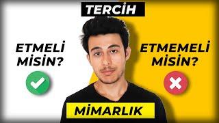 Mimarlık okumak ve Okumamak için 3er NEDEN - Üniversite Tercihleri