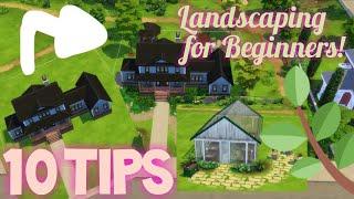 10 Landscaping Ideas For Beginners  With Bonus mini Tutorial  The Sims 4