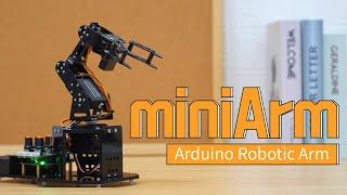 miniArm Open Source AI Robotic Arm Support Sensor Expansion Arduino Programming