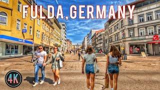 FuldaGermany #spring walk in Fulda in Germany a very beautiful city 4k HDR 60fps