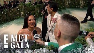 Demi Lovato GLITTERS in Prabal Gurung at the Met Gala  Met Gala 2024