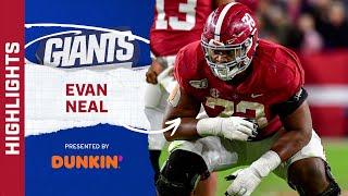 HIGHLIGHTS Giants Draft Alabama OL Evan Neal