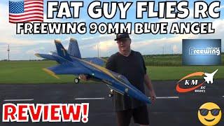 FREEWING FA 18C 90MM BLUE ANGEL REVIEW by FGFRC #aviation #blueangels