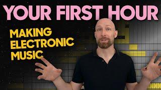 Your first hour making electronic music Ableton Live orientation & Drum programming