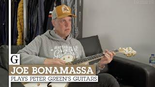 Joe Bonamassa Plays Peter Greens Guitars