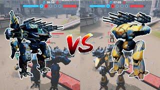 WR New Titan Bersagliere VS Sharanga Weapon Comparison WAR ROBOTS