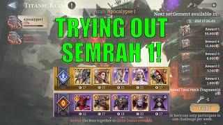 New Guild Boss Semrah 42K Fragment Run  No DoloresMeta Units Watcher Of Realms