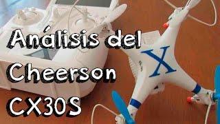 ANÁLISIS DRONE CHEERSON CX30S EN ESPAÑOL Mejores drones y cuadricopteros con camara HD FPV