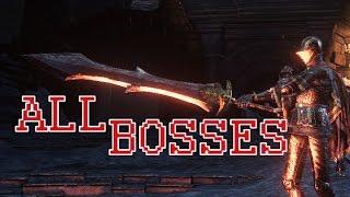 Dark Souls 3 Black Knight Greatsword All Boss Fights NG+7NO DAMAGE