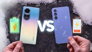 OPPO Reno10 5G vs Galaxy A54 5G Battery and Charge Battle