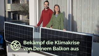 Solarbalkon Be part of the solution and support our wemakeit campagn