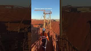 Amazing sunsets PPE & lots of coffee #Shorts #FIFO #ThinkBig #Mining #BHPShorts