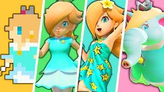 Evolution of Playable Rosalina in Super Mario Games 2008 - 2024