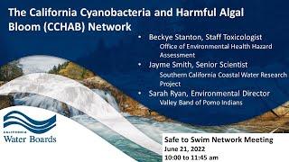 California Cyanobacteria and Harmful Algal Bloom CCHAB Network Presentation