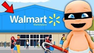 Baby Breaks Into WALMART