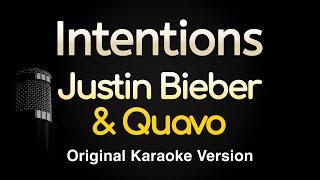 Intentions - Justin Bieber ft. Quavo Karaoke Songs With Lyrics - Original Key