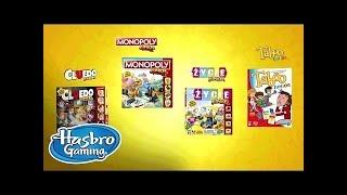 Gry Hasbro Polska - Monopoly Junior Cluedo Junior Gra w życie Junior Taboo Junior II Reklama TV