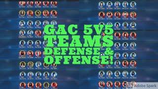 Grand Arena 5v5 Defense & Offense Teams Will These Teams Get Me To Kyber? SWGOH