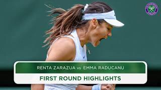 Raducanu thrills on Wimbledon return  Renata Zarazua vs Emma Raducanu  Highlights  Wimbledon 2024