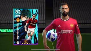 How To Upgrade Free Bruno Fernandes In Pes 24 BLUE LOCK bruno Max Training Tutorial In Efootball 24