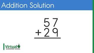 Grade 2 Math Addition Solution