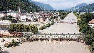 Überschwemmungen Tote bei schweren Unwettern in der Schweiz