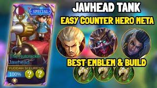 Perfect Jawhead Roam Best Build & Emblem Counter Hero Meta - Jawhead Roamer Mlbb