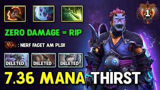 7.36 FACET MANA THIRST CARRY Anti Mage 100% Become Nightmare of Low Mana Enemy DotA 2