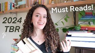 books i MUST read in 2024 - TBR 
