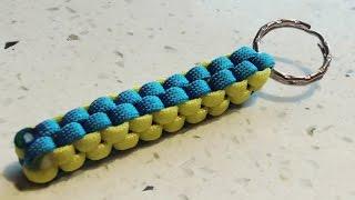 How To Make A Crown Sinnet Box Knot Paracord Keychain