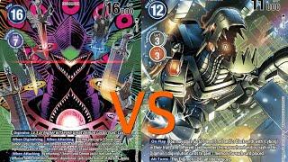 Digimon card game Seven great demon lords Vs. Machinedramon Tamers battle KouritenSG BT18