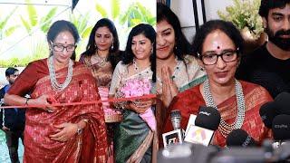 ZARIVARAM saree store launched by Mayor Gadwal lakshmi  lakshmi devi and Rakshit atluri