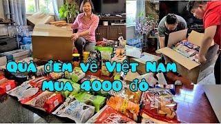 Mua quà 90 triệu đóng thùng to ở Mỹ đem về Việt Nam thăm gia đình