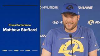 Matthew Stafford Addresses The Media As Rams Offseason Training Officially Begins