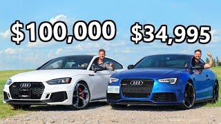 New Audi RS5 Sportback vs 2013 Audi RS5  Clash Of Quattros