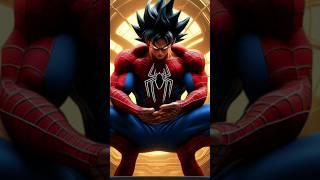 Dragon ball Charachters Fusiom Spider Man #broly #dbz #vegeta #dragonball #goku #spiderman #gohan