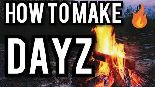 DAYZ ps4 How to make camp fire make bow drill and hand torches cook food tips and tricks gameplay