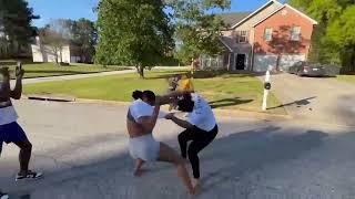 Hood Girl  Fight