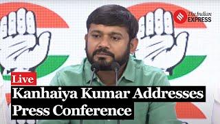 Congress Press Conference Kanhaiya Kumar Addresses Press Conference At AICC HQ In Delhi